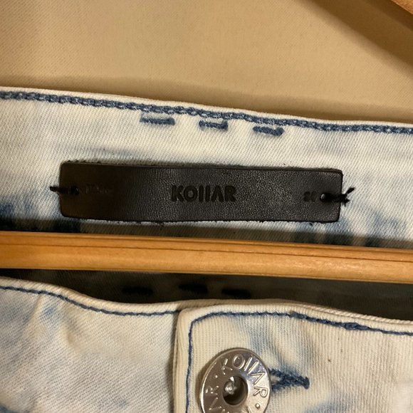 David Kollar Original Skinny "Cloud Blue Wash" Jeans - Picture 4 of 6